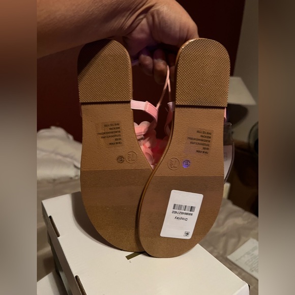 🎄🎄🎄MIXIT Women's Flower Sandles NEW Blush Sizes  9, 10,  you choose - Picture 6 of 7